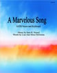 A Marvelous Song SATB choral sheet music cover